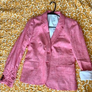 NWT J.Crew Pink Knit Blazer - Size 8